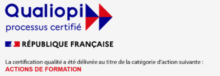 Driving Formation - Logotype certification Qualiopi catégorie Action de formation